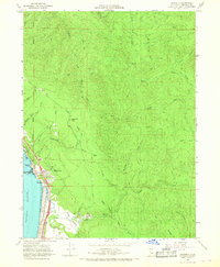 Download a high-resolution, GPS-compatible USGS topo map for Crannell, CA (1968 edition)