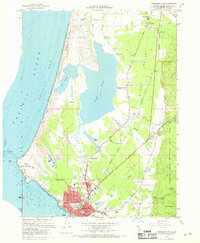 Download a high-resolution, GPS-compatible USGS topo map for Crescent City, CA (1968 edition)