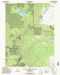 Download a high-resolution, GPS-compatible USGS topo map for Crescent Mills, CA (1997 edition)