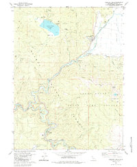 Download a high-resolution, GPS-compatible USGS topo map for Crescent Mills, CA (1986 edition)