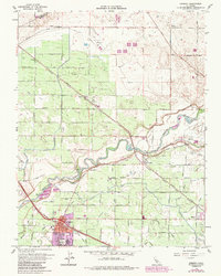 Download a high-resolution, GPS-compatible USGS topo map for Cressey, CA (1987 edition)