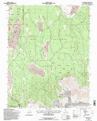 Download a high-resolution, GPS-compatible USGS topo map for Crestview, CA (1997 edition)