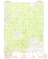 Download a high-resolution, GPS-compatible USGS topo map for Crestview, CA (1986 edition)
