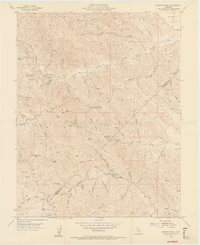 Download a high-resolution, GPS-compatible USGS topo map for Crevison Peak, CA (1956 edition)