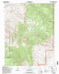 Download a high-resolution, GPS-compatible USGS topo map for Crooked Creek, CA (1997 edition)