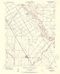 Download a high-resolution, GPS-compatible USGS topo map for Crows Landing, CA (1954 edition)