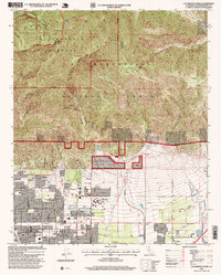 Download a high-resolution, GPS-compatible USGS topo map for Cucamonga Peak, CA (1999 edition)