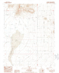 Download a high-resolution, GPS-compatible USGS topo map for Cuddeback Lake, CA (1988 edition)