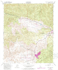 preview thumbnail of historical topo map of Ventura County, CA in 1943