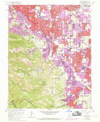 Download a high-resolution, GPS-compatible USGS topo map for Cupertino, CA (1969 edition)