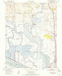 Download a high-resolution, GPS-compatible USGS topo map for Cuttings Wharf, CA (1956 edition)