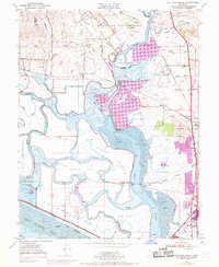 Download a high-resolution, GPS-compatible USGS topo map for Cuttings Wharf, CA (1969 edition)