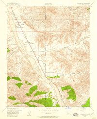 Download a high-resolution, GPS-compatible USGS topo map for Cuyama Peak, CA (1959 edition)