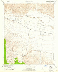 Download a high-resolution, GPS-compatible USGS topo map for Cuyama Ranch, CA (1960 edition)