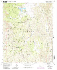 Download a high-resolution, GPS-compatible USGS topo map for Cuyamaca Peak, CA (1988 edition)