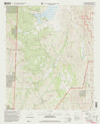 preview thumbnail of historical topo map of San Diego County, CA in 1997