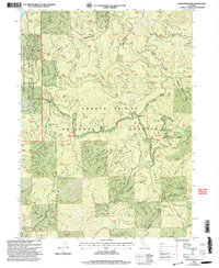 preview thumbnail of historical topo map of Shasta County, CA in 1998