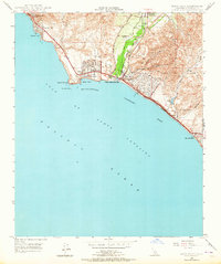 Download a high-resolution, GPS-compatible USGS topo map for Dana Point, CA (1964 edition)