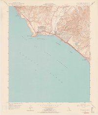 Download a high-resolution, GPS-compatible USGS topo map for Dana Point, CA (1959 edition)