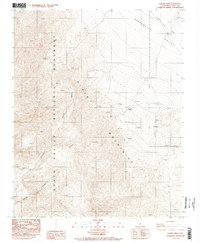 Download a high-resolution, GPS-compatible USGS topo map for Dantes View, CA (1988 edition)