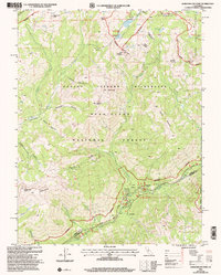 Download a high-resolution, GPS-compatible USGS topo map for Dardanelles Cone, CA (2004 edition)