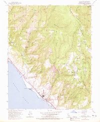 Download a high-resolution, GPS-compatible USGS topo map for Davenport, CA (1970 edition)