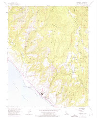 Download a high-resolution, GPS-compatible USGS topo map for Davenport, CA (1975 edition)