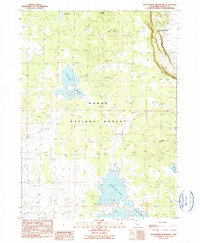 Download a high-resolution, GPS-compatible USGS topo map for Dead Horse Reservoir, CA (1990 edition)