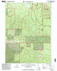 Download a high-resolution, GPS-compatible USGS topo map for Dead Horse Summit, CA (2003 edition)