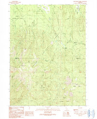 Download a high-resolution, GPS-compatible USGS topo map for Dead Horse Summit, CA (1990 edition)