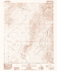 Download a high-resolution, GPS-compatible USGS topo map for Deadman Pass, CA (1987 edition)