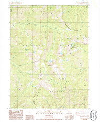 Download a high-resolution, GPS-compatible USGS topo map for Deadman Peak, CA (1986 edition)