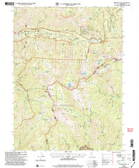 Download a high-resolution, GPS-compatible USGS topo map for Deadman Peak, CA (2004 edition)