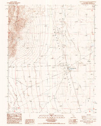 preview thumbnail of historical topo map of Inyo County, CA in 1987