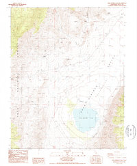 preview thumbnail of historical topo map of Inyo County, CA in 1987