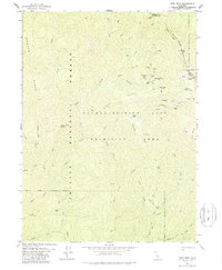Download a high-resolution, GPS-compatible USGS topo map for Dees Peak, CA (1988 edition)