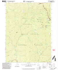Download a high-resolution, GPS-compatible USGS topo map for Dees Peak, CA (2003 edition)