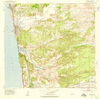 preview thumbnail of historical topo map of California, United States in 1953