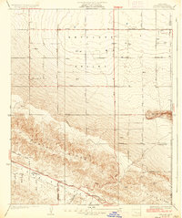 preview thumbnail of historical topo map of Los Angeles County, CA in 1936
