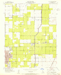 preview thumbnail of historical topo map of Tulare County, CA in 1953