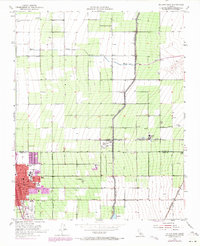 preview thumbnail of historical topo map of Tulare County, CA in 1953