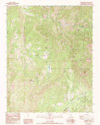 Download a high-resolution, GPS-compatible USGS topo map for Dennison Peak, CA (1994 edition)