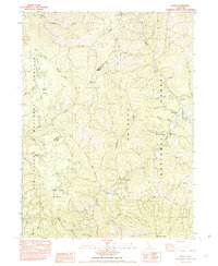 Download a high-resolution, GPS-compatible USGS topo map for Denny, CA (1982 edition)