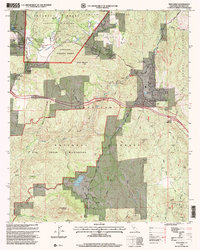 Download a high-resolution, GPS-compatible USGS topo map for Descanso, CA (2000 edition)