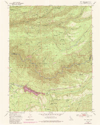 Download a high-resolution, GPS-compatible USGS topo map for Devil Peak, CA (1992 edition)