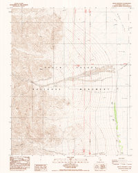 Download a high-resolution, GPS-compatible USGS topo map for Devils Speedway, CA (1988 edition)