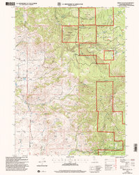 Download a high-resolution, GPS-compatible USGS topo map for Dewey Gulch, CA (2004 edition)