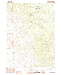 Download a high-resolution, GPS-compatible USGS topo map for Dewey Gulch, CA (1984 edition)