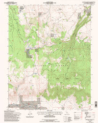 Download a high-resolution, GPS-compatible USGS topo map for Dexter Canyon, CA (1997 edition)