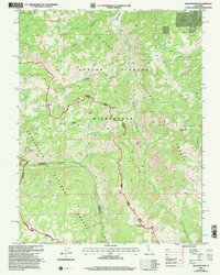 Download a high-resolution, GPS-compatible USGS topo map for Disaster Peak, CA (2004 edition)